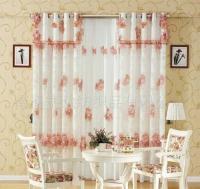 賽歐布藝新品推薦 春花溫情粉雕花窗簾，打造溫馨家居氛圍
