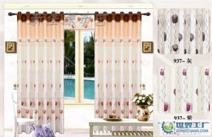 新佳源布藝簡式窗簾 抽象玫瑰設計，既大方又不失浪漫